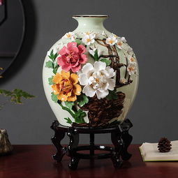 花開富貴景德鎮陶瓷花瓶